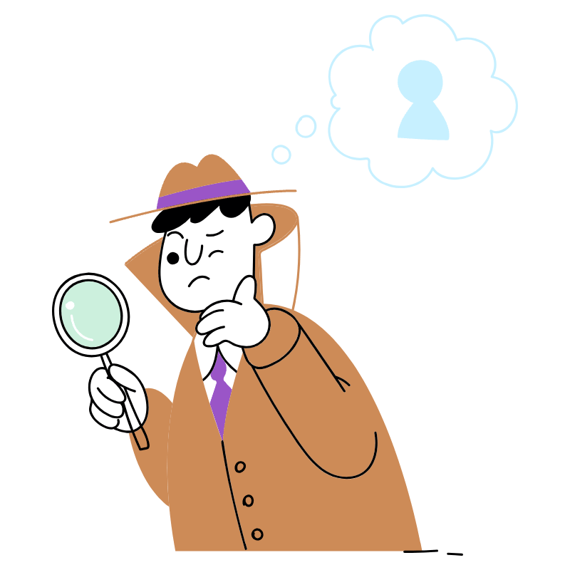 Search User 1 Illustration from Barcelona Set