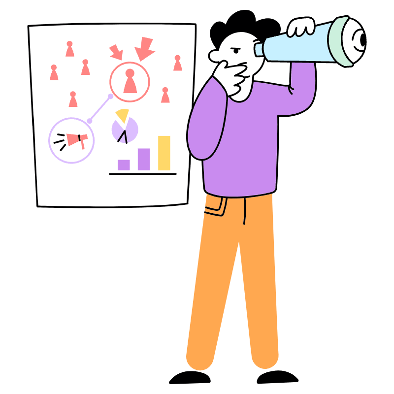 Search User 2 Illustration from Barcelona Set