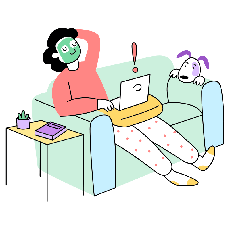 Slacking 2 Illustration from Barcelona Set