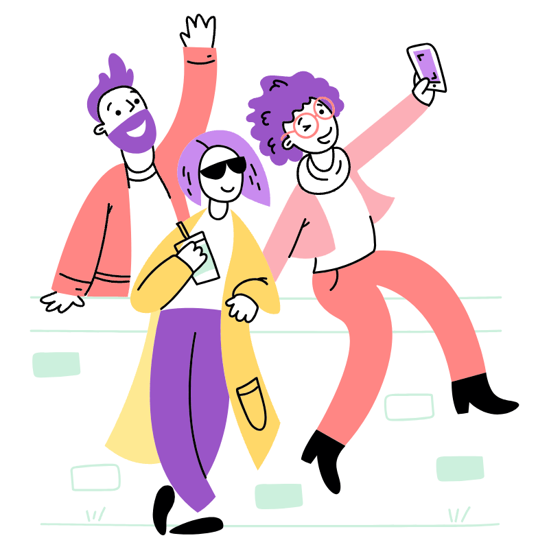 Urban Trendy 3 Illustration from Barcelona Set