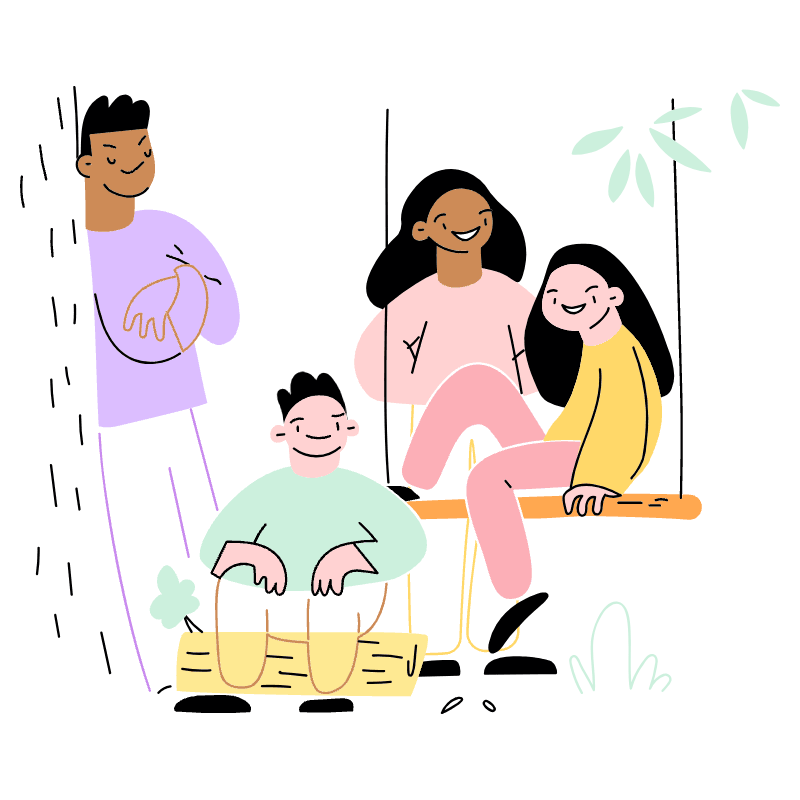 About Our Team 2 Illustration from Barcelona Set