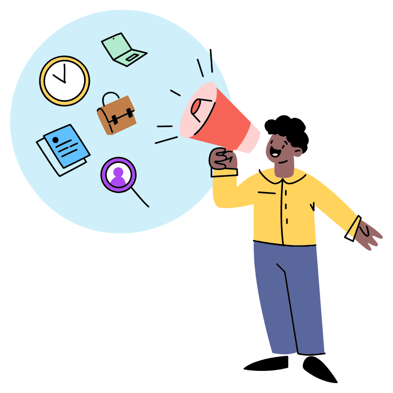 Hiring 1 Illustration from Barcelona Set