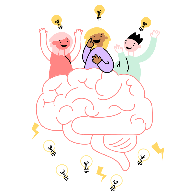 Team Brainstorming 1 Illustration from Barcelona Set