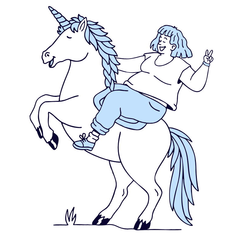 Business Startup Character Plus Sized Illustration from Bruxelles Duotone Set