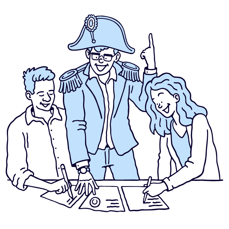 Strategy Illustration from Bruxelles Duotone Set