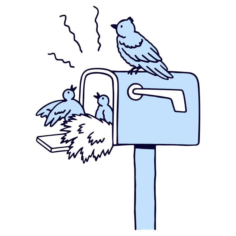 Communication No Mail E Mail 1 Illustration from Bruxelles Duotone Set