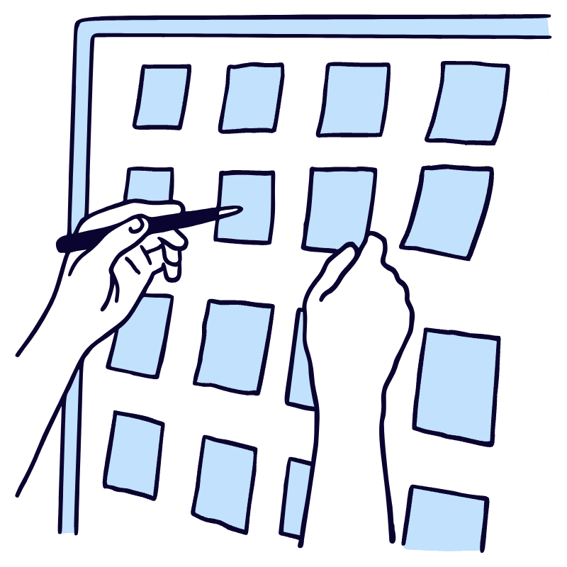 Post It To Do Notes Illustration from Bruxelles Duotone Set