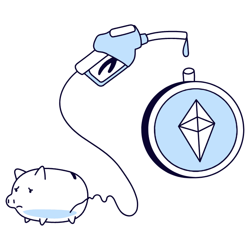 Gas Fees Ethereum Expensive 2 Illustration from Bruxelles Duotone Set