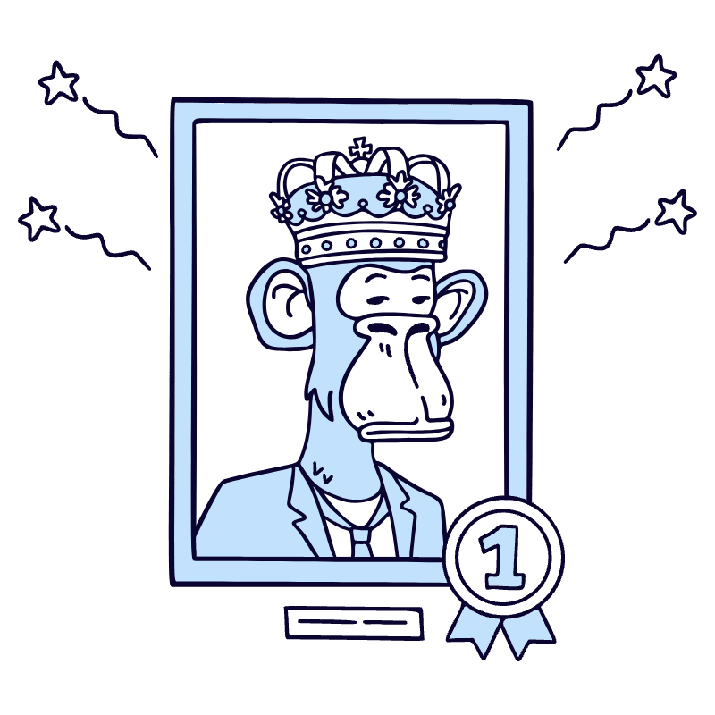 Nft Limited Edition Illustration from Bruxelles Duotone Set