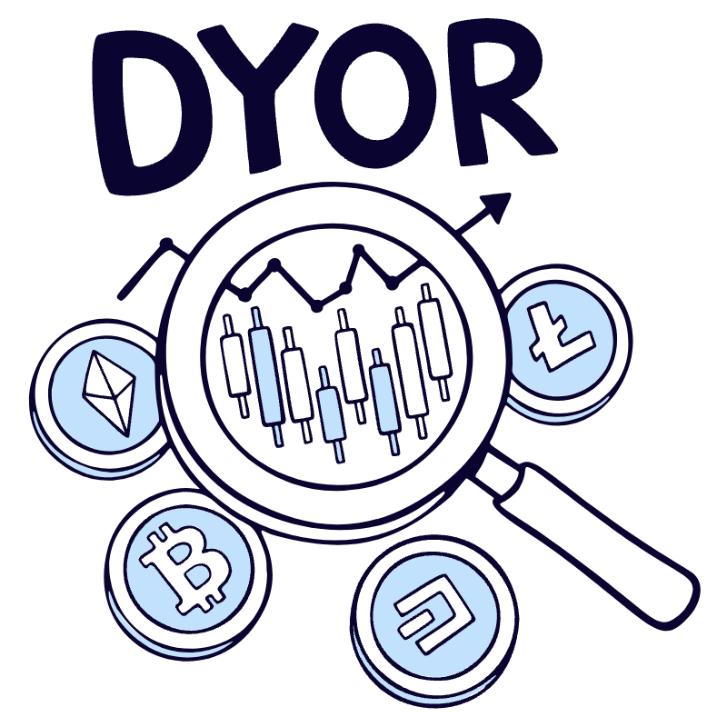 Slang DYOR Illustration from Bruxelles Duotone Set