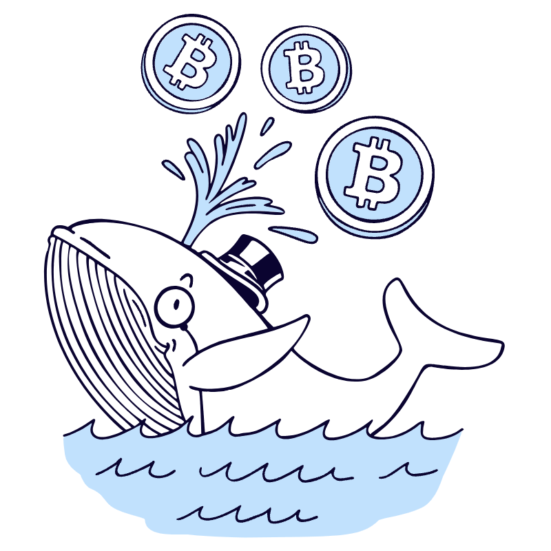 Slang Whale Illustration from Bruxelles Duotone Set