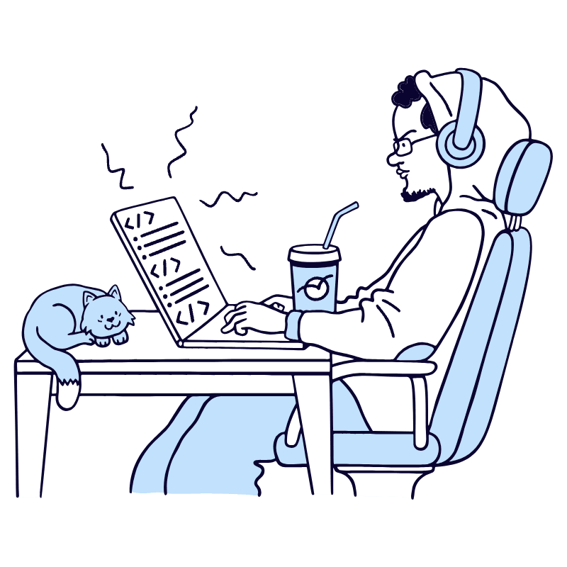Coding Illustration from Bruxelles Duotone Set