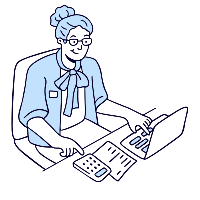 Accountant 1 Illustration from Bruxelles Duotone Set