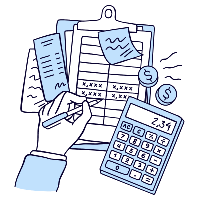 Accountant 3 Illustration from Bruxelles Duotone Set