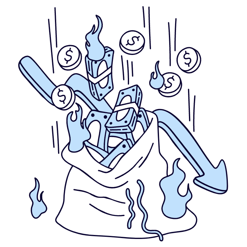 Bankrupt 3 Illustration from Bruxelles Duotone Set