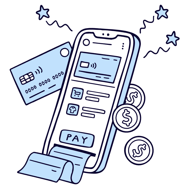 Bills Payment 1 Illustration from Bruxelles Duotone Set