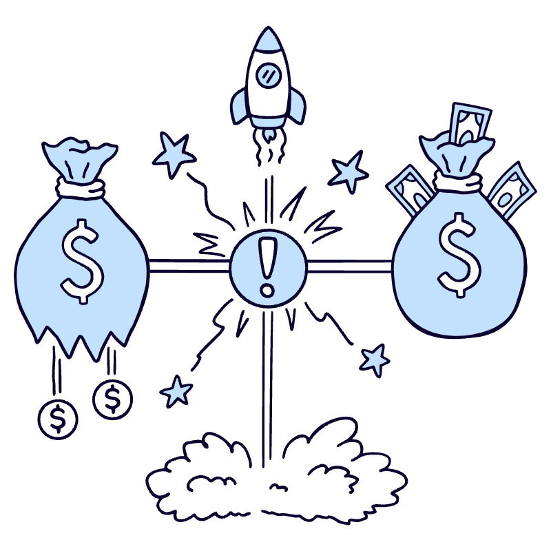 Breakeven 3 Illustration from Bruxelles Duotone Set