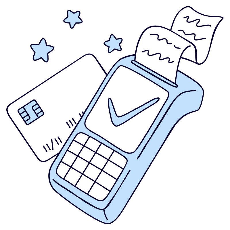 Card Payment 3 Illustration from Bruxelles Duotone Set