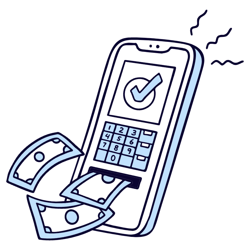 Cardless Withdrawal 1 Illustration from Bruxelles Duotone Set