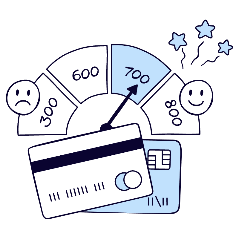 Credit Score 3 Illustration from Bruxelles Duotone Set