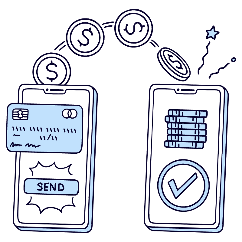 Online Transactions 2 Illustration from Bruxelles Duotone Set