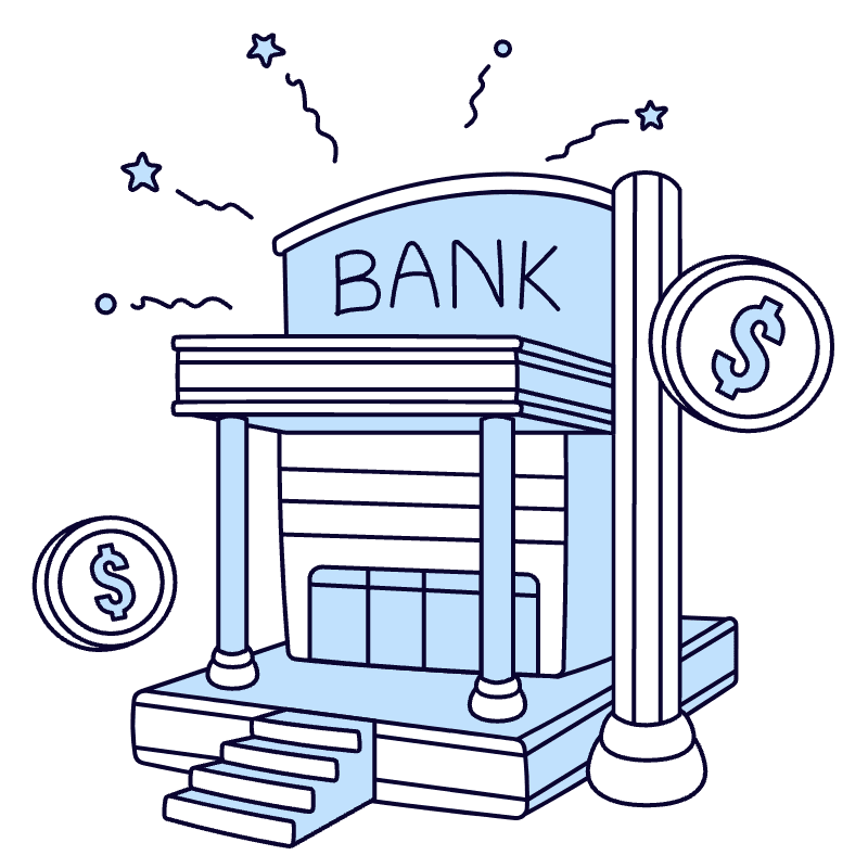 Bank 2 Illustration from Bruxelles Duotone Set