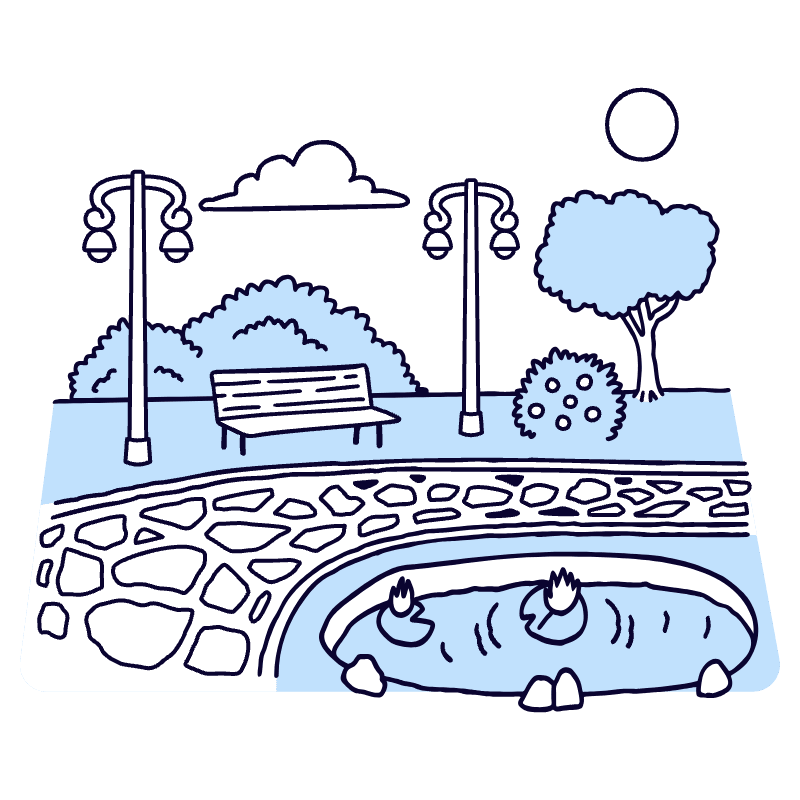 Park 2 Illustration from Bruxelles Duotone Set