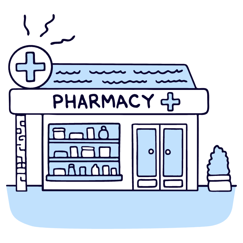 Pharmacy 2 Illustration from Bruxelles Duotone Set