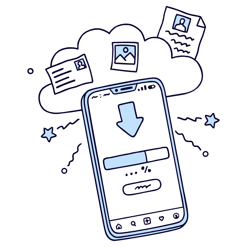 Downloading 2 Illustration from Bruxelles Duotone Set