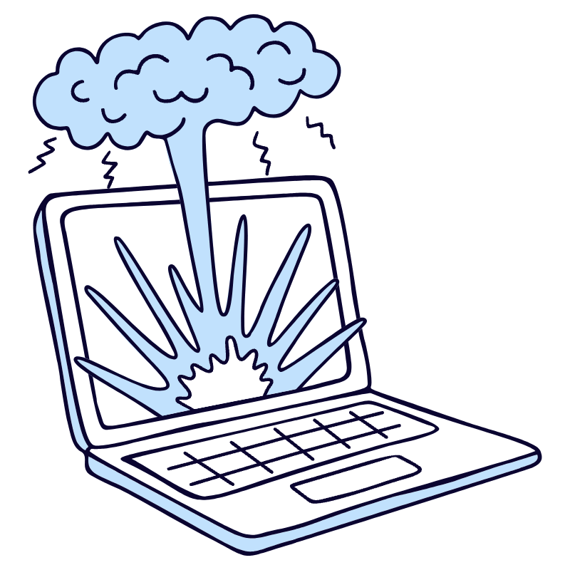 Fatal Error 1 Illustration from Bruxelles Duotone Set