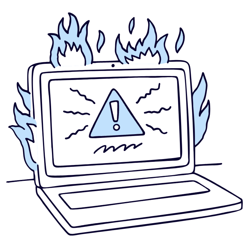 Fatal Error Illustration from Bruxelles Duotone Set