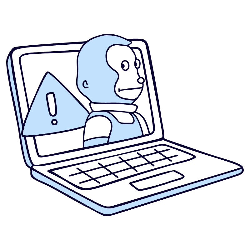 Something Went Wrong 1 Illustration from Bruxelles Duotone Set