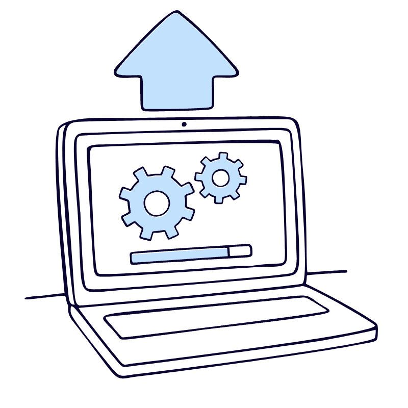 Upgrade Illustration from Bruxelles Duotone Set