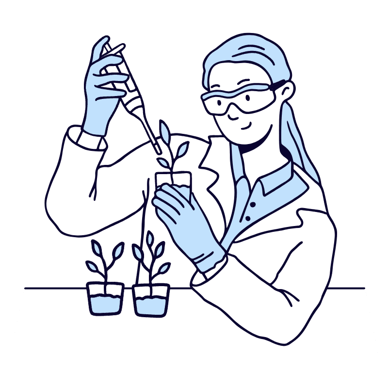 Biologist 1 Illustration from Bruxelles Duotone Set