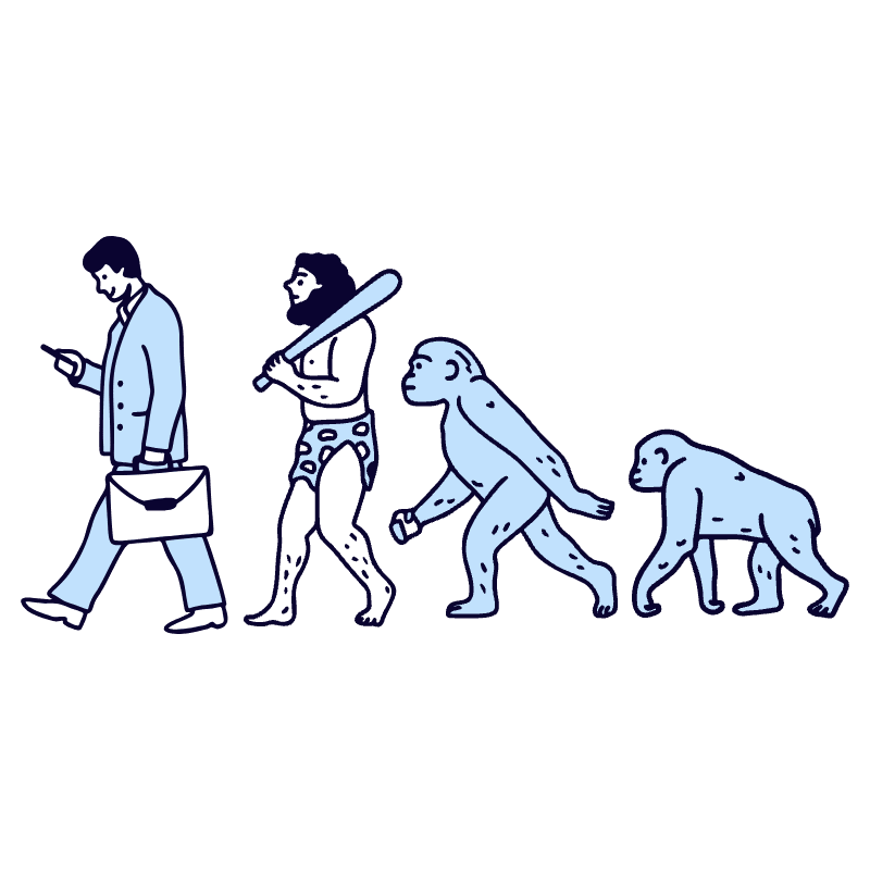 Evolution 1 Illustration from Bruxelles Duotone Set