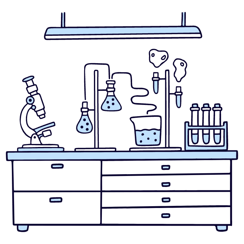 Laboratory 1 Illustration from Bruxelles Duotone Set