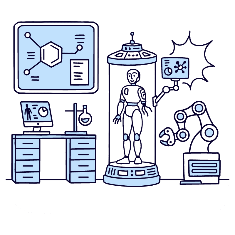 Laboratory 2 Illustration from Bruxelles Duotone Set