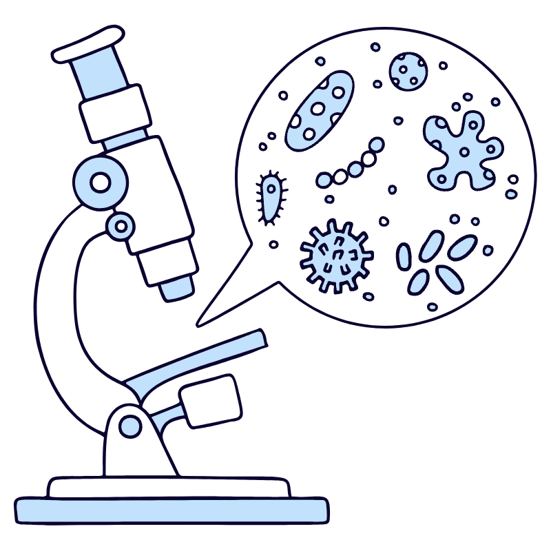 Microscope 1 Illustration from Bruxelles Duotone Set