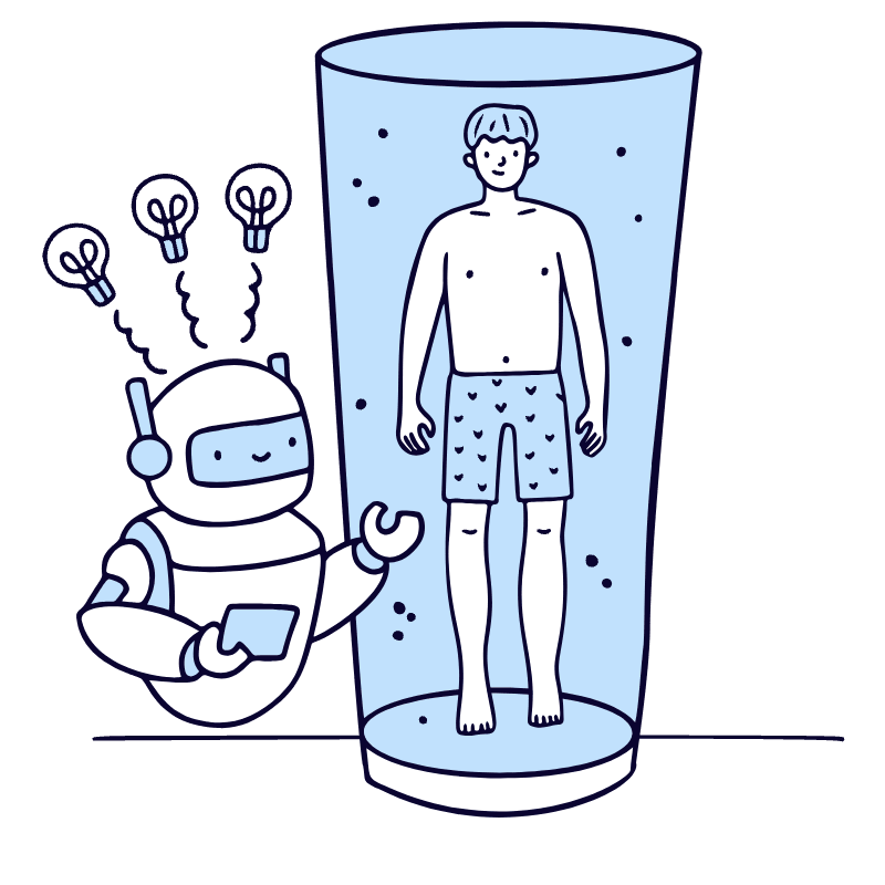 Robot Learning From Human 1 Illustration from Bruxelles Duotone Set