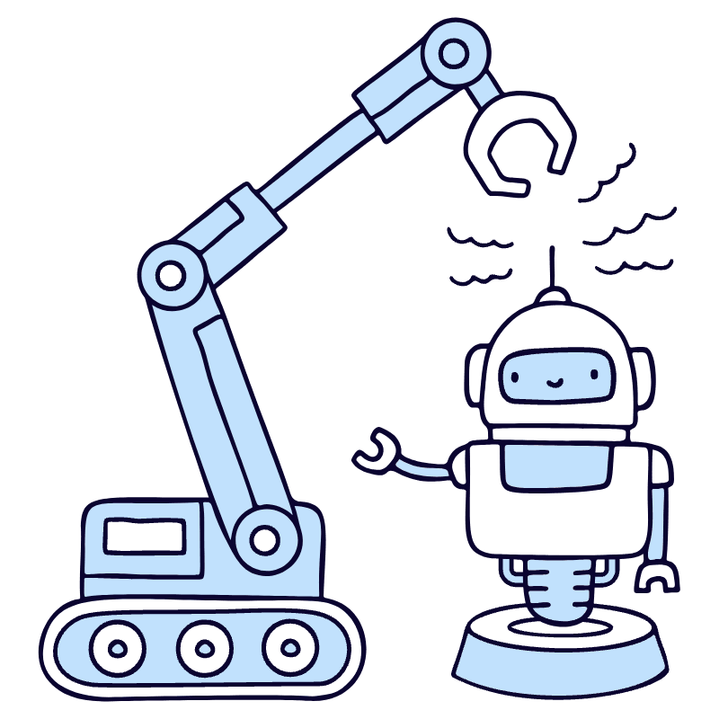 Robotics 1 Illustration from Bruxelles Duotone Set