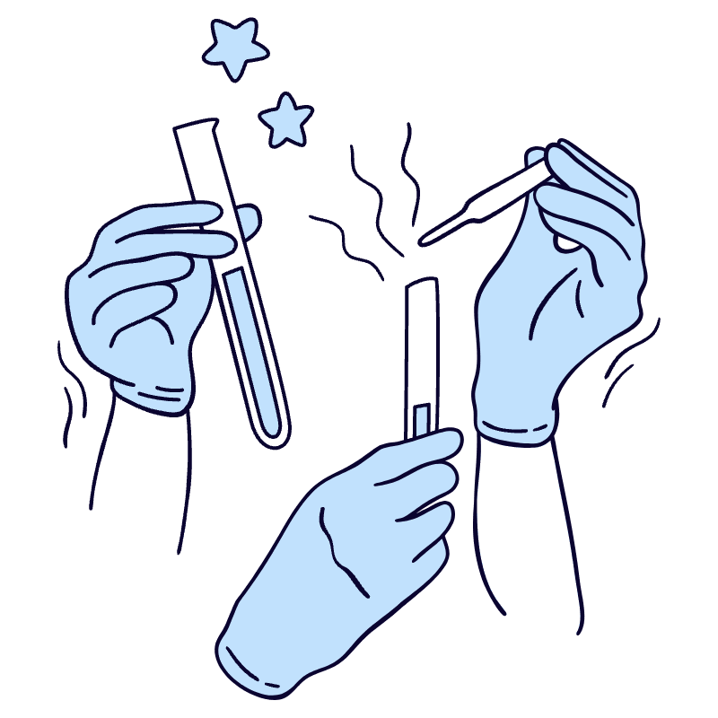 Scientist 4 Illustration from Bruxelles Duotone Set