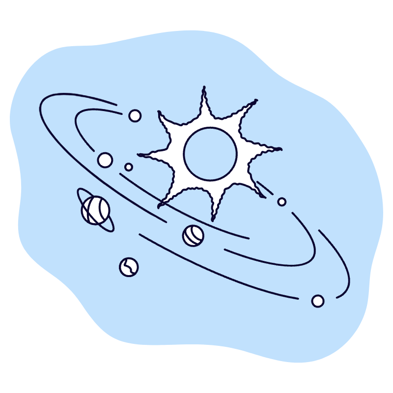 Solar System 3 Illustration from Bruxelles Duotone Set