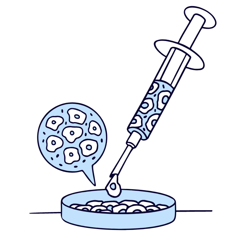 Stem Cell Research 1 Illustration from Bruxelles Duotone Set