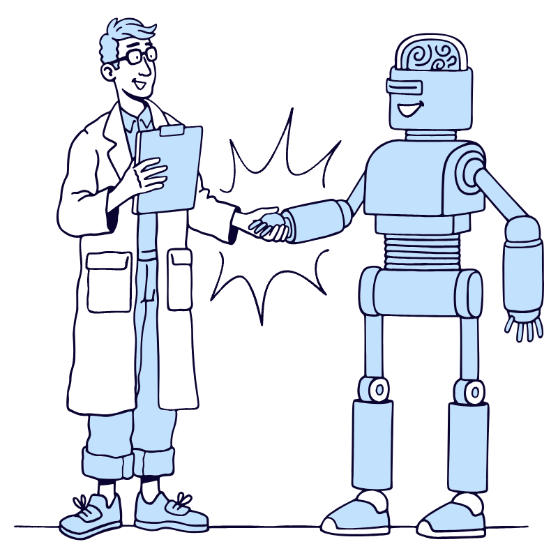 Technology Artificial Intelligence Illustration from Bruxelles Duotone Set