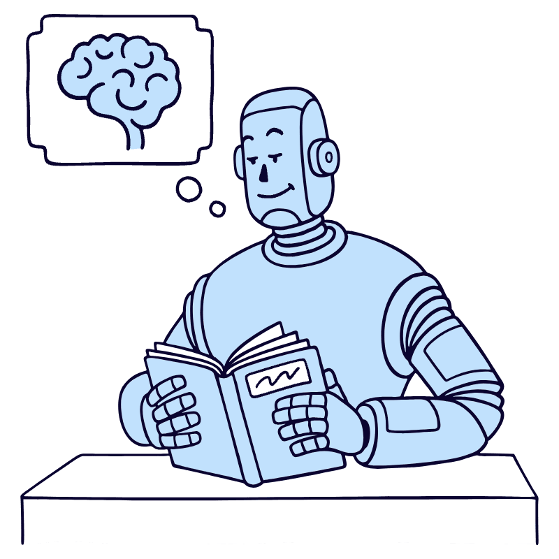 Technology Machine Learning Illustration from Bruxelles Duotone Set