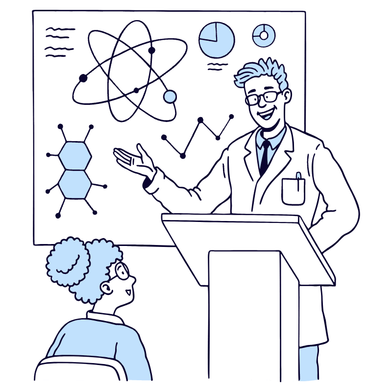 Technology Science Tech Presentation Illustration from Bruxelles Duotone Set