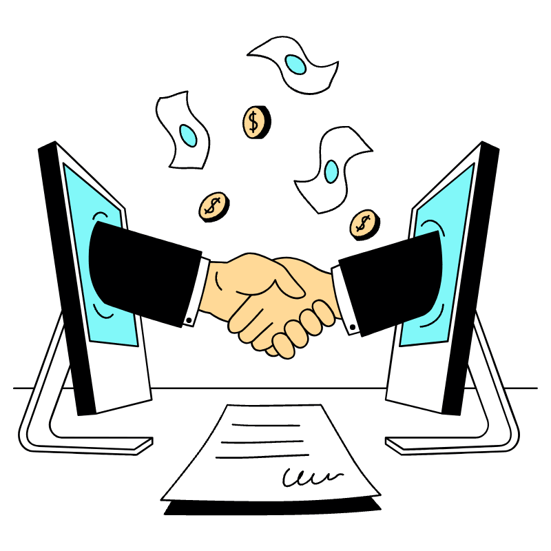 Business Deal 1 Illustration from London Set