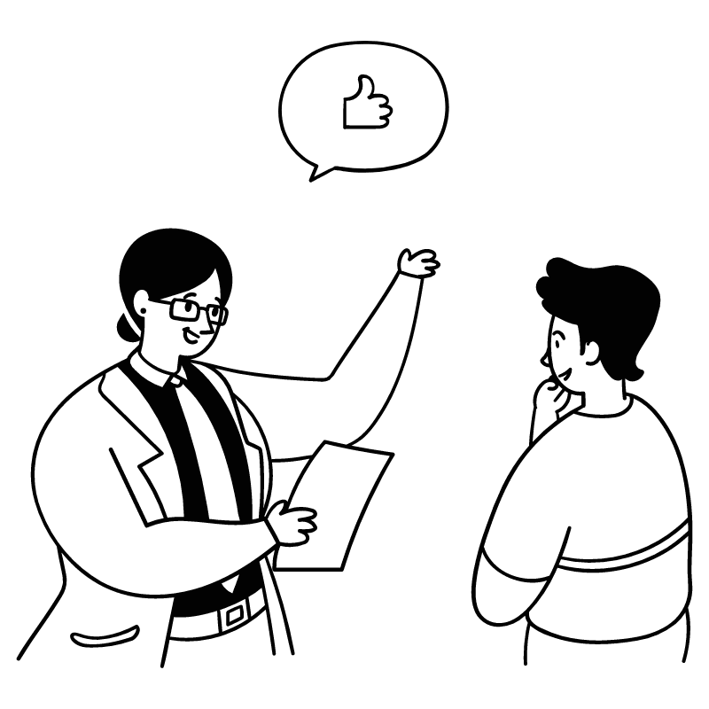 Conversation Businessman Customer 4 Illustration from Milano Set