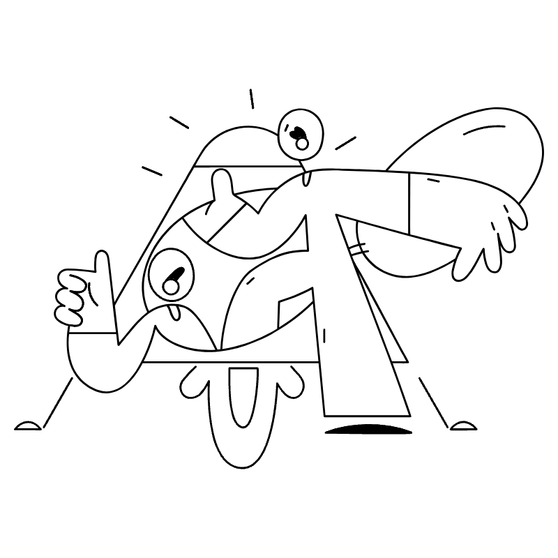 Startup Small Team 1 Illustration from New York Monoline Set