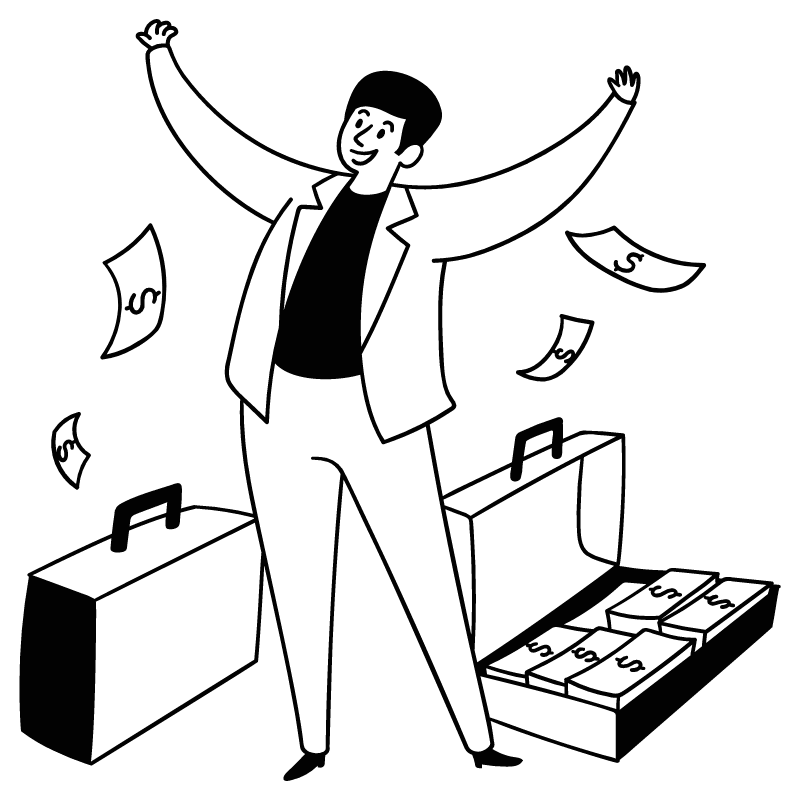 Successful Business 4 Illustration from Milano Set